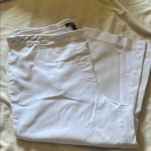 Zac & Rachel White Ankle & Cropped Jeans